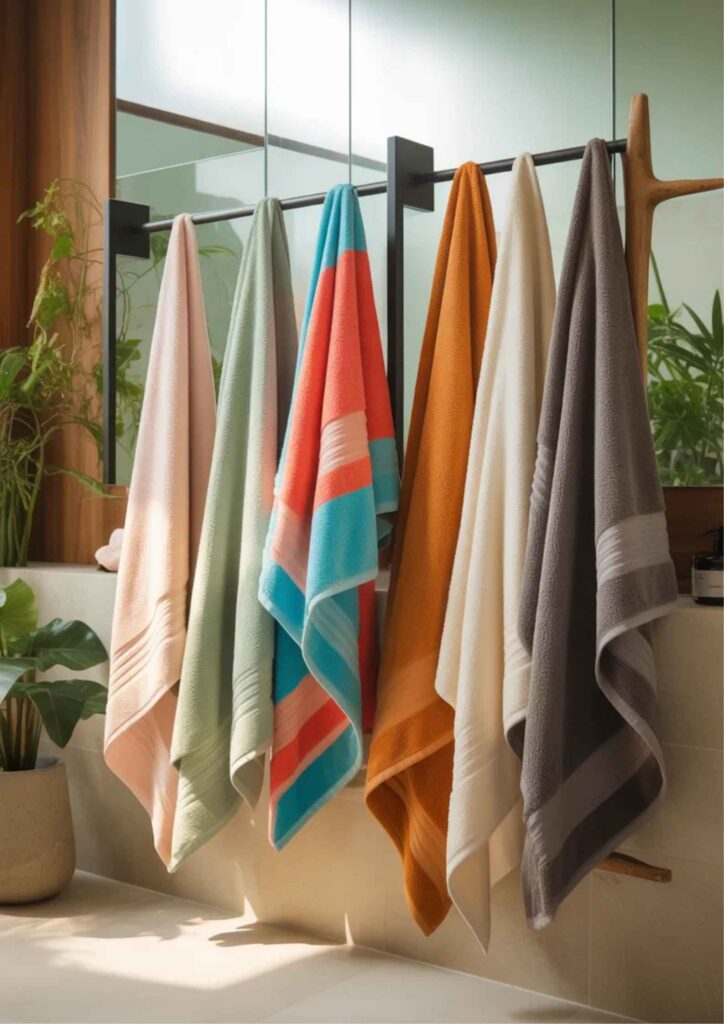 28 Bathroom Towel Hanging Ideas Stylish Ways to Elevate Your Bathroom Decor 3 Seasonal Colors & Combinations