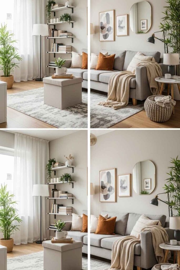 50+ Compact Living Room Ideas Smart Layouts Modern Designs Space Saving Furniture 5 Step by Step Styling Guide