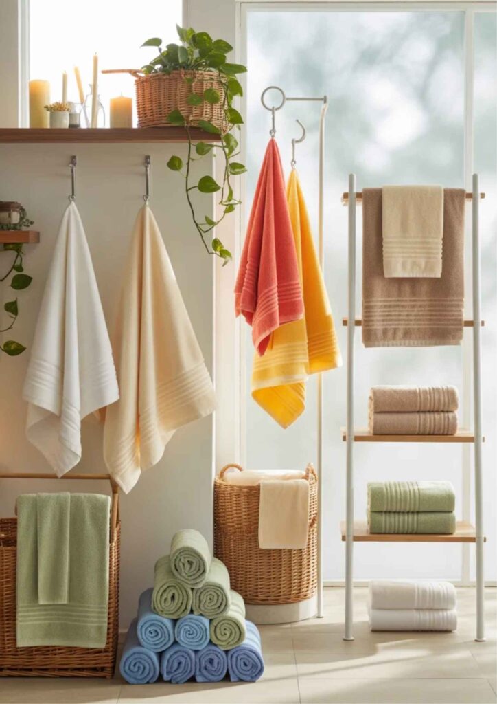 28 Bathroom Towel Hanging Ideas Stylish Ways to Elevate Your Bathroom Decor 4 Styling Ideas for Different Occasions