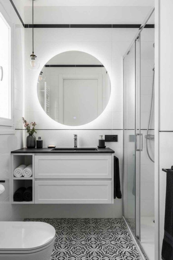 Black and White Bathroom Ideas Timeless Designs for Modern Homes 4 Styling Ideas for Different Spaces